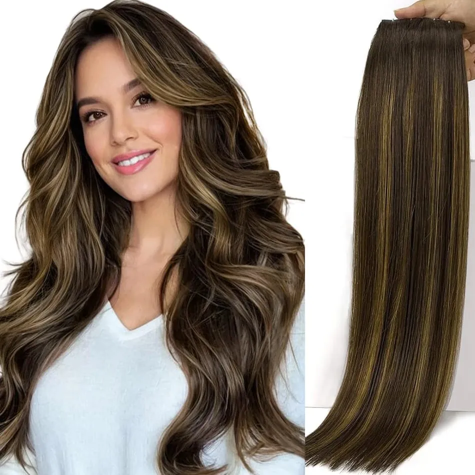 Tape In 100% Human Hair Straight Double Sided Blonde Comfortable Silky Natural Remy Virgin Tape ins Bone Straight Double Drawn