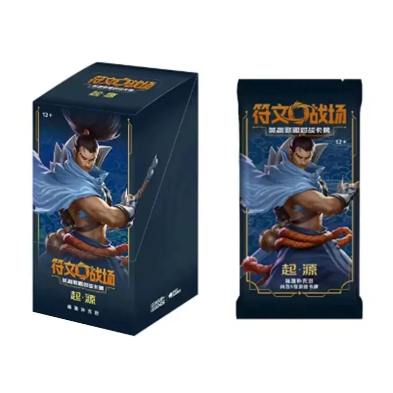 Genuine Riftbound Card Runes Battlefield Soul Forging Tempering Refill Pack Trading Game Collection Card Gift Toys
