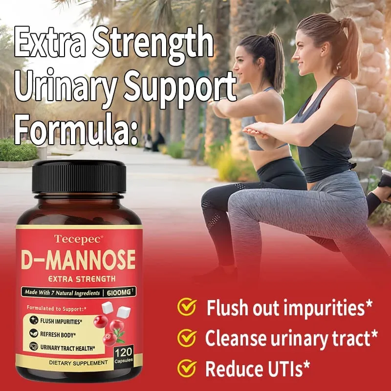 D-Mannose - Organic Cranberry Supplement To Support Urinary Tract and Bladder Health and Reduce Urinary Tract Infections
