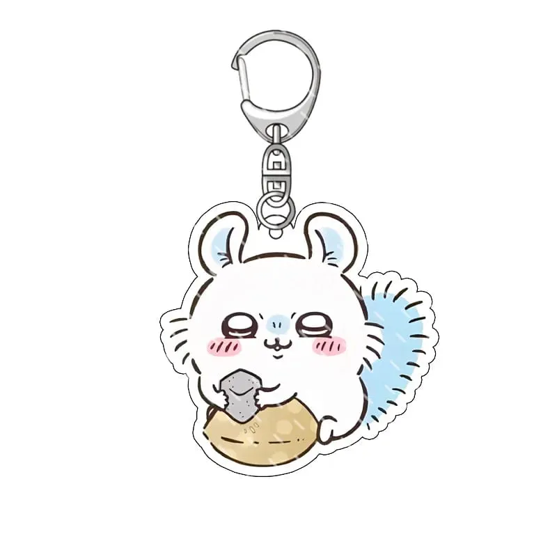 yiji Pendant Anime Comic Acrylic Peripheral Keychain Hachiware Usagi Cute Pendant Bag Hanging Decoration Decoration