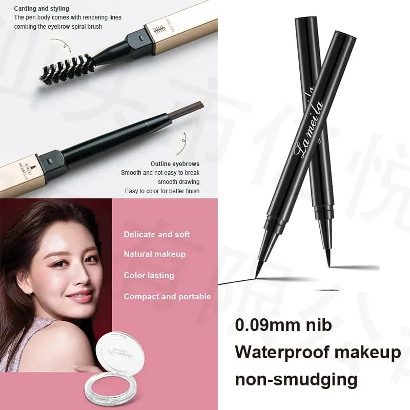 47PCS Set Waterproof Makeup Set BB Cream Eyebrow Pencil Eye Shadow Eyeliner Pencil Mascara Lipstick Loose Powder Brush Tool Set