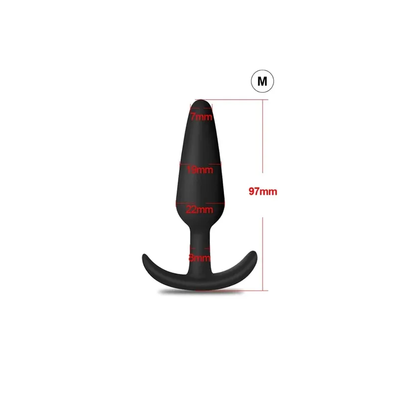 4pcs Beginner Silicone Butt Plug Anal Plug for Men Prostate Massager for Gay Mini Anal Bullet Vibrator Sex Toy for Men Women