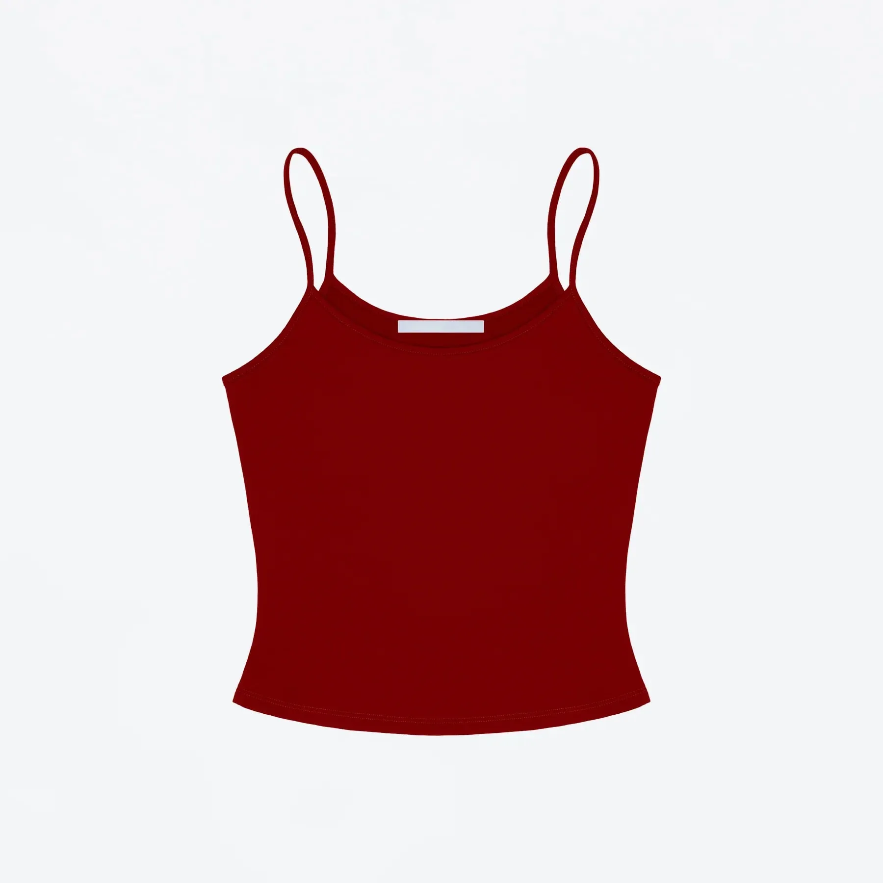 Tank Summer Solid Color Slim-Fit Camisole Basic Versatile Slimming Sleeveless Top Multi-Color Basic Versatile Top for Daily Commute Slim-Fit Camisole
