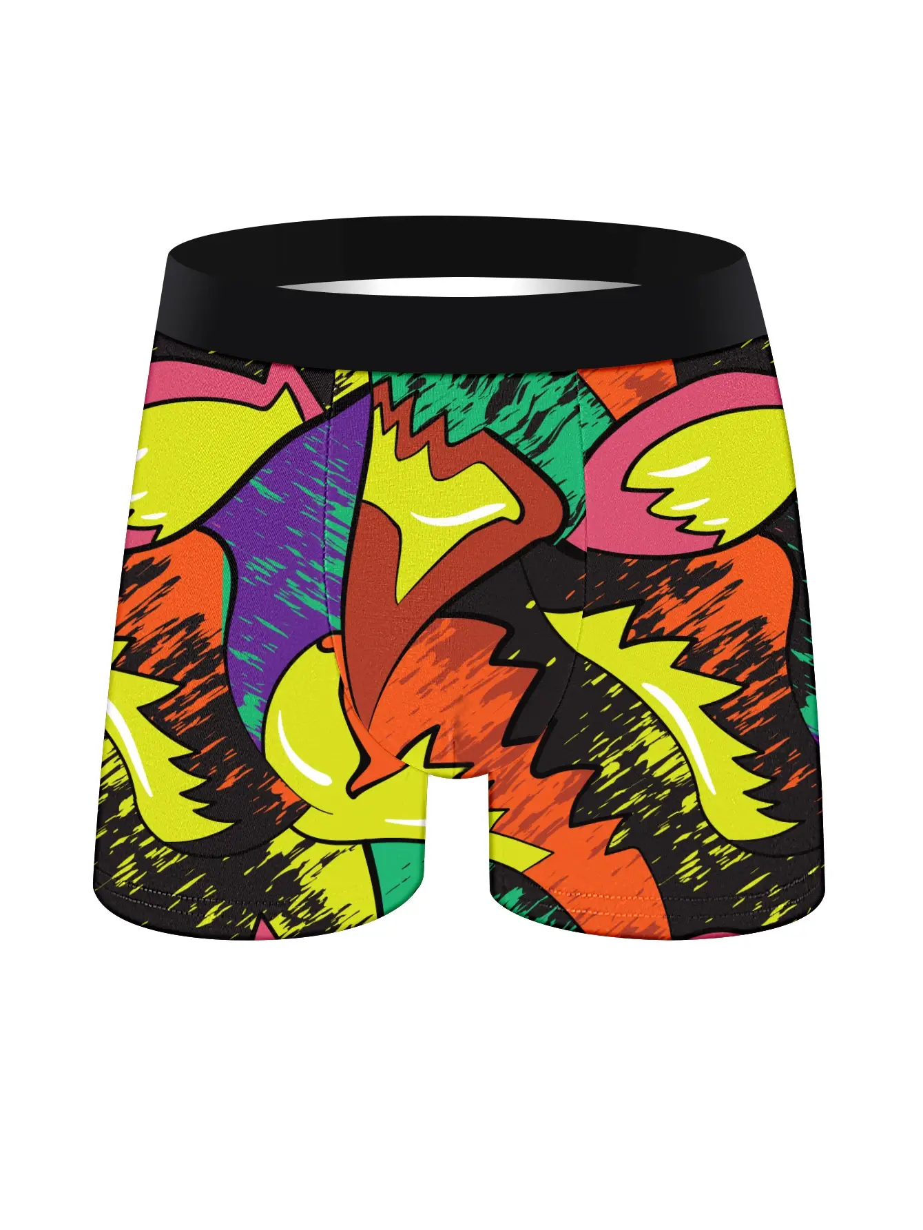 10Pcs Men'S Underwear Soft Comfortable Loose Skin-Friendly Men'S Long Boxers Briefs Trendy Colorful Fashionable Men'S Pants — image 9