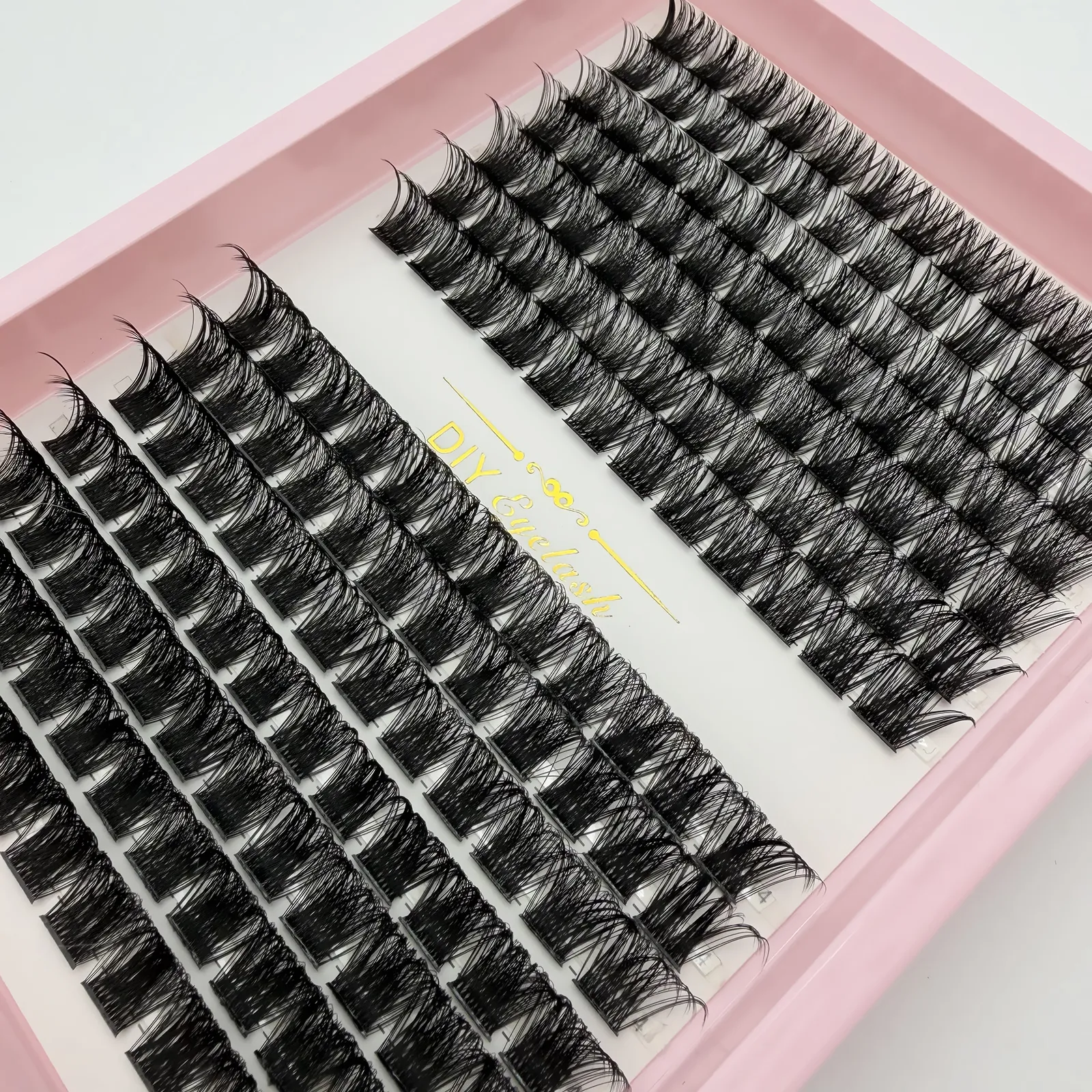 D Curl Lash Clusters Mixed Fluffy DIY Eyelash Extensions Natural Look Reusable Individual False Lashes For Daily Eye Makeup — image 6