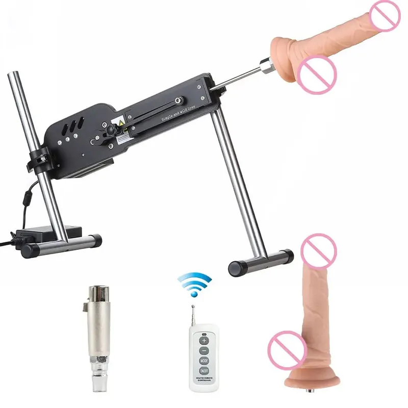 Machine sexuelle améliorée avec télécommande, Super silencieuse, Ultra réglable, Vac U Lock, 30db, 70W, Machine d'amour avec Big D gratuit