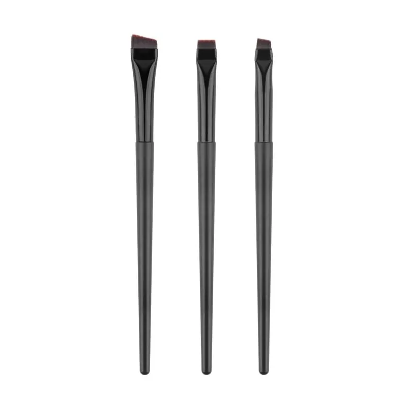 1/3 Pcs Blade Eyeliner Makeup Brush Set Ultra Thin Fine Angle Flat Eyebrow Brushes Under The Eyes Place Precise Detail Brush