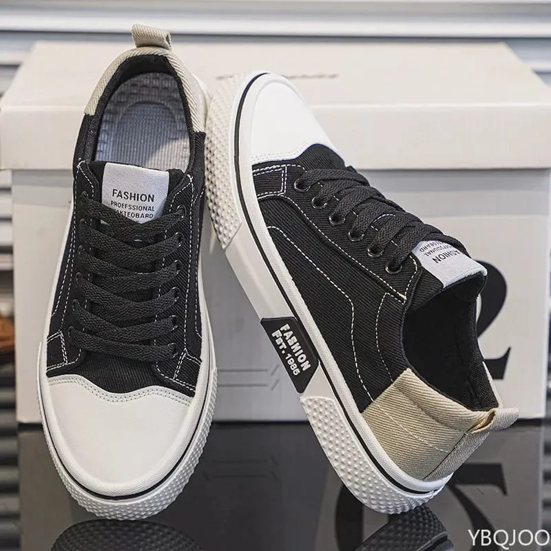 Lightweight breathable Men Shoes New Canvas Shoes Comfortable Plus Size Wear Resistant Fashionable Men Casual Sneakers
