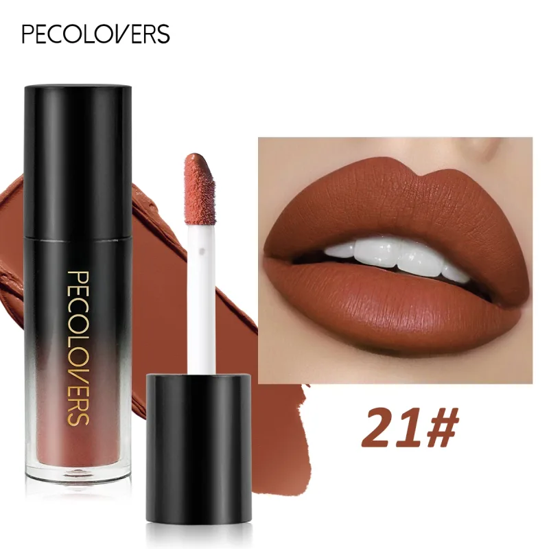 Multiple Colors Matte Velvet Lip Gloss Waterproof Long-lasting Non-stick Cup smooth Lipstick To Apply High Color Rendering