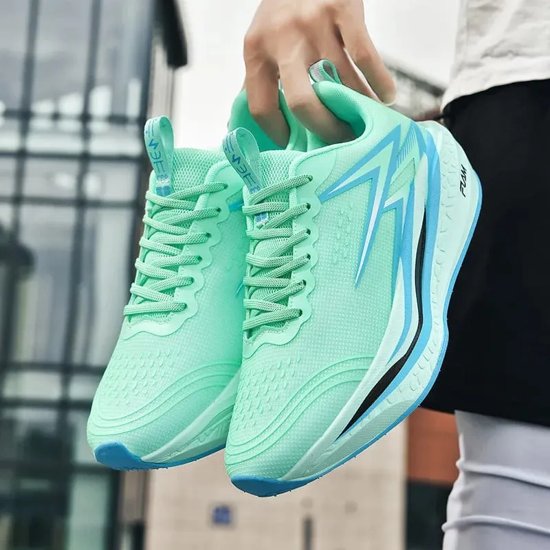Men Running Shoes Speciality Marathon Sports Shoes Breathable Lightweight Carbon Board Women's Trend Athletic Sneakers Women — image 5