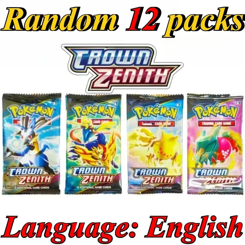 10 Pokémon Card Packs Bright Stars 151 Prismatic Evolutions PALDEAN FATES English Reinforcement Battle Transaction Card Gift
