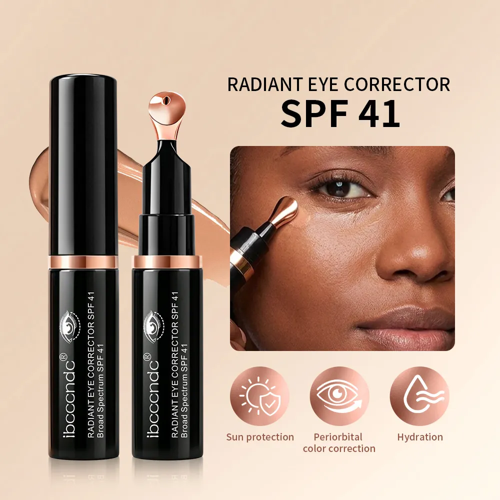 Color Correcting Eye Concealer SPF 41 Peptide Ceramide Anti-Aging Dark Circle Brightening Pump Cooling Massage Head