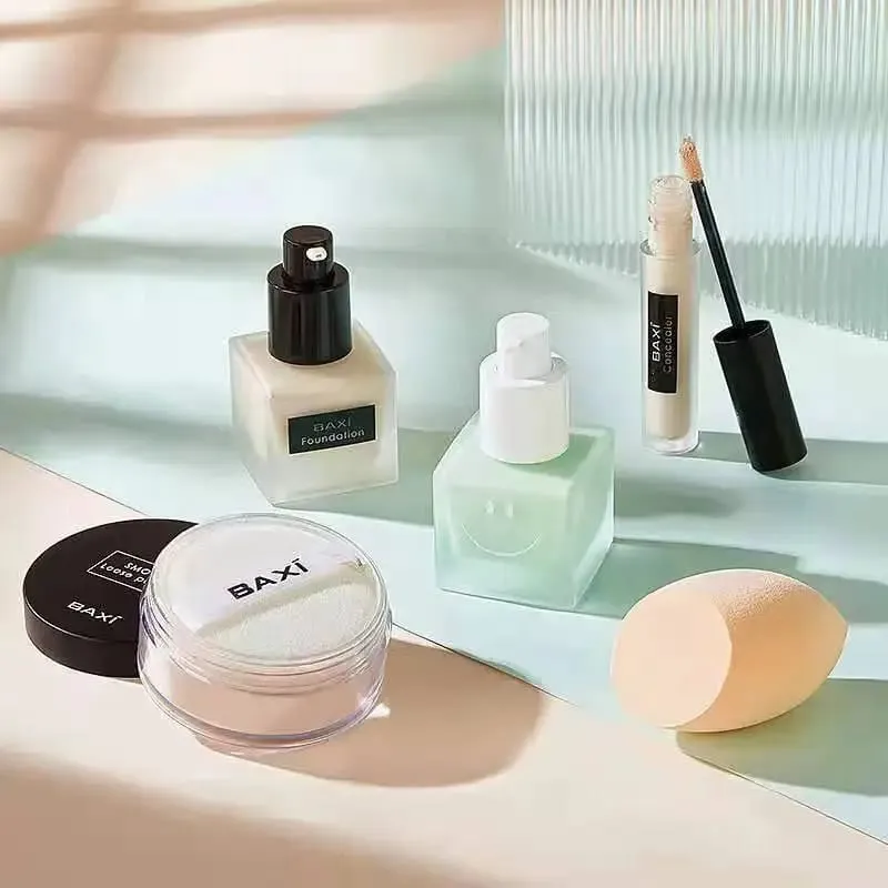 Make Up Face Powder Matte Makeup Foundation Cream for Face Professional Concealing Dark Circle Liquid Corrector Cream Cosmetic