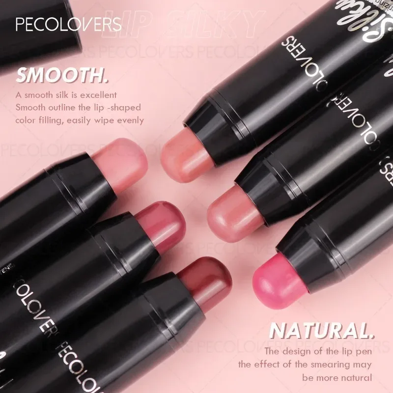1pcs Multi-color Moisturizing Lipstick Pen Multi-color Selection To Depict The Outline of The Lips No Dryness Lip Cosmetics