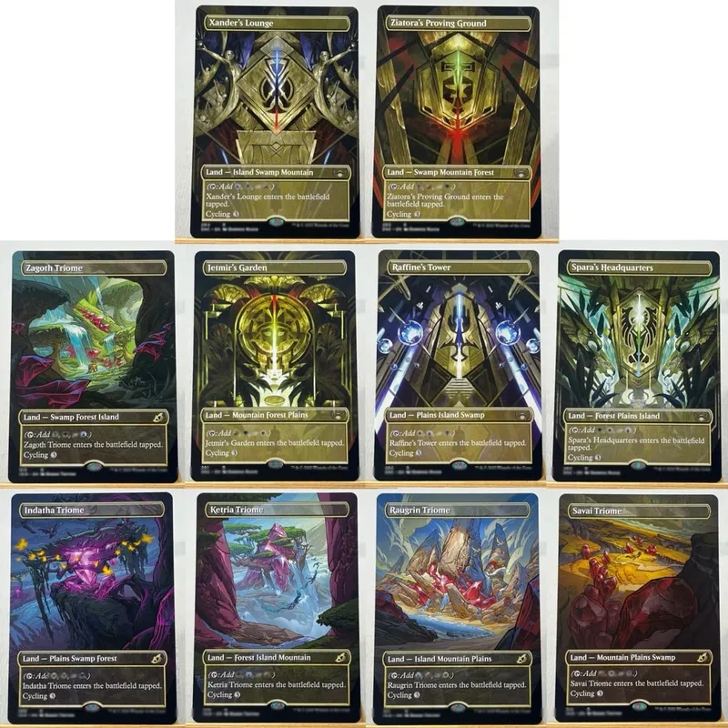 TCG Proxy Cards Deck Borad Games Single Hologram Black Lotus Power9 Dual Lands The One Ring — image 21