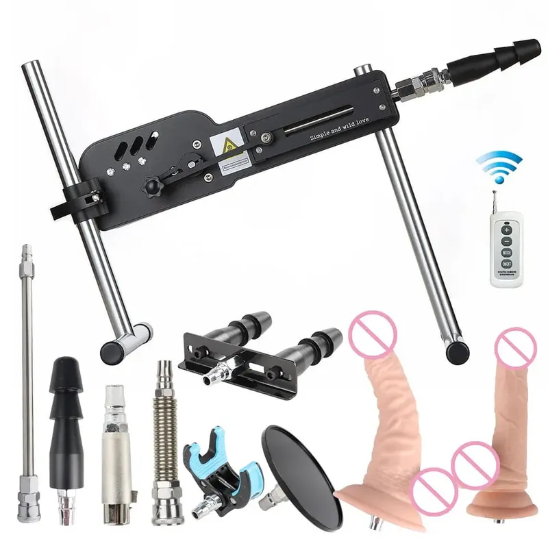 Machine sexuelle améliorée avec télécommande, Super silencieuse, Ultra réglable, Vac U Lock, 30db, 70W, Machine d'amour avec Big D gratuit