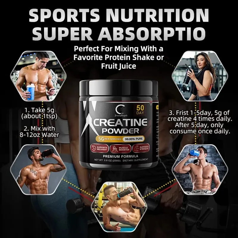 Pre Workout Creatine Powder for Men & Women - Cognitive & Exercise Performance Support - NSF Certified for Sport- 150 Grams — image 4