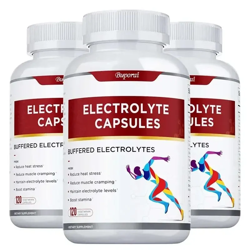 Electrolyte Capsules - Supports Electrolyte Balance Relieves Stress Supplements Sports Nutrition Improves Endurance Non-GMO — image 11