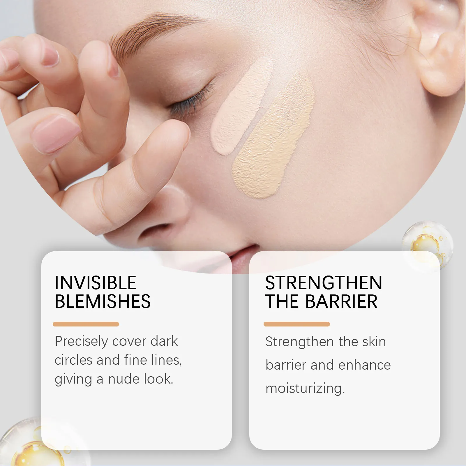 Eye Concealer Series Eye Blemishes Moisturizing Without Removing Makeup Light And Natural Fit Brighting Repair Concealer Makeup
