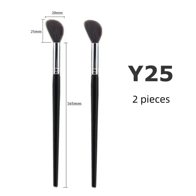 Highlighter Makeup Brushes Blush Angled Face Natural Goat Hair High Quality Blending Powder Make Up Brush
