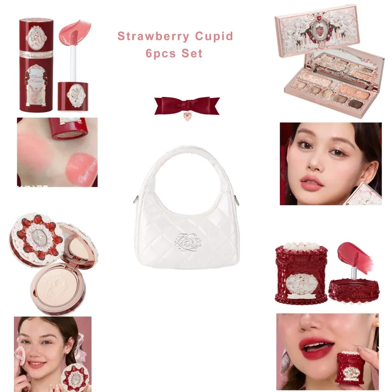 New Arrive Flower Knows The Sweetie Bear Collection Mini Setting Powder Cookie Perfume and Dual Ended Brow Gel and Pencil — image 8