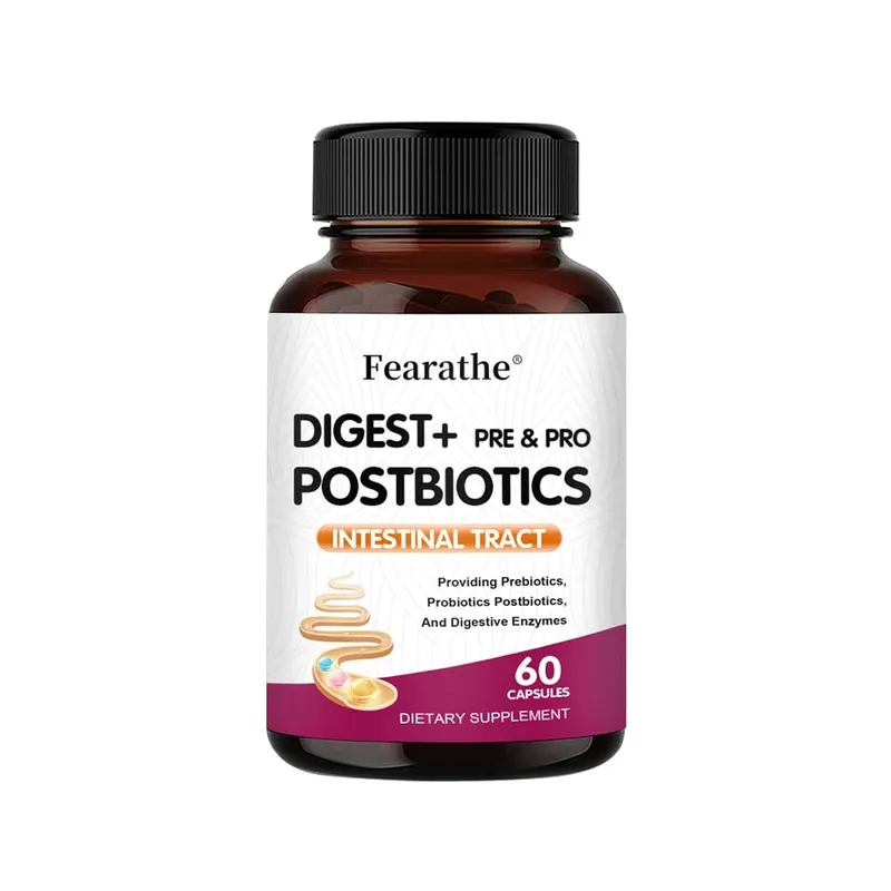Digestive + Prebiotics + Probiotics Capsules Support Digestive Enzymes Gut Health Immune Relieve Bloating