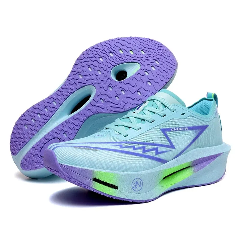Men Running Shoes Carbon Plate Professional Male Outdoor Training Breathable Non Slip Casual Jogging Sports Shoes Chunta Sneaker