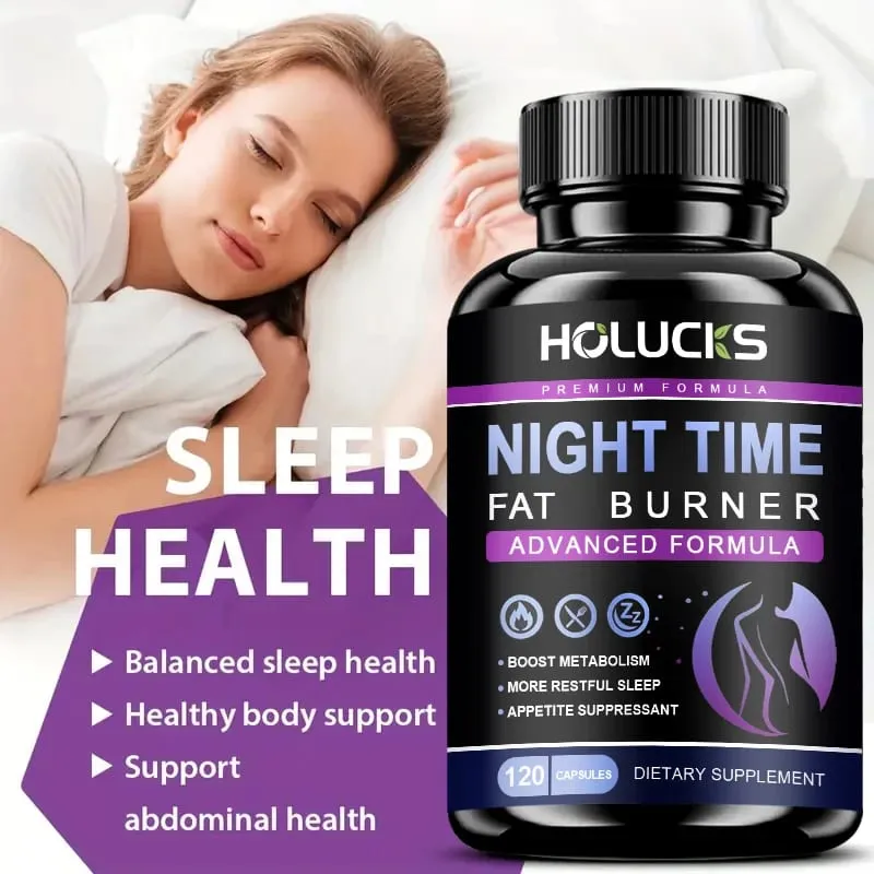 Extra Strength Night Fat Burner Promote Fast Sleep Onset Boosts Metabolism & Balances Cortisol Reduce Nighttime Cravings — image 7