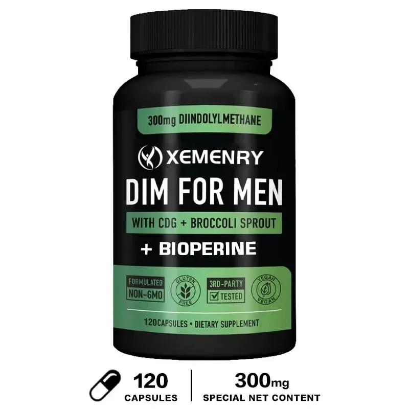 DIM Capsules - Support Fat Metabolism Increase lean Muscle Increase Muscle Strength Improve Athletic Performance