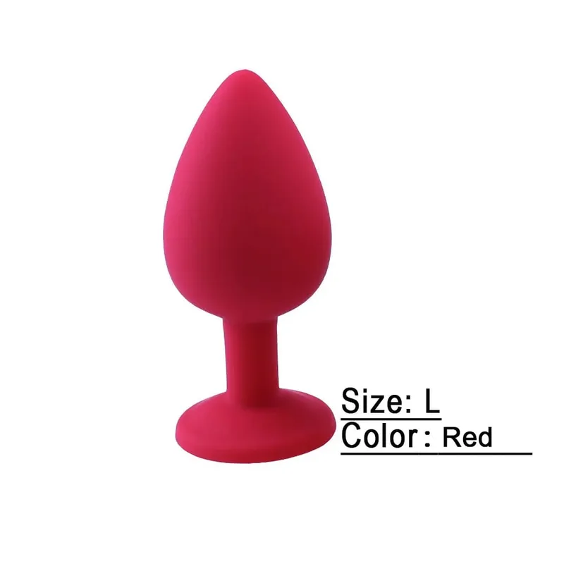 Plugue anal de silicone macio p/m/l, mini plugue erótico para bunda, brinquedo sexual para iniciantes, homens, mulheres, casais gays, estimulador de próstata, brinquedo de sexo anal