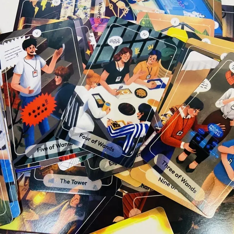 78 Stories Tarot Cards A 79 Cards Tarot Deck English Version Fortune Telling Divination Deck Game For Family Party Women