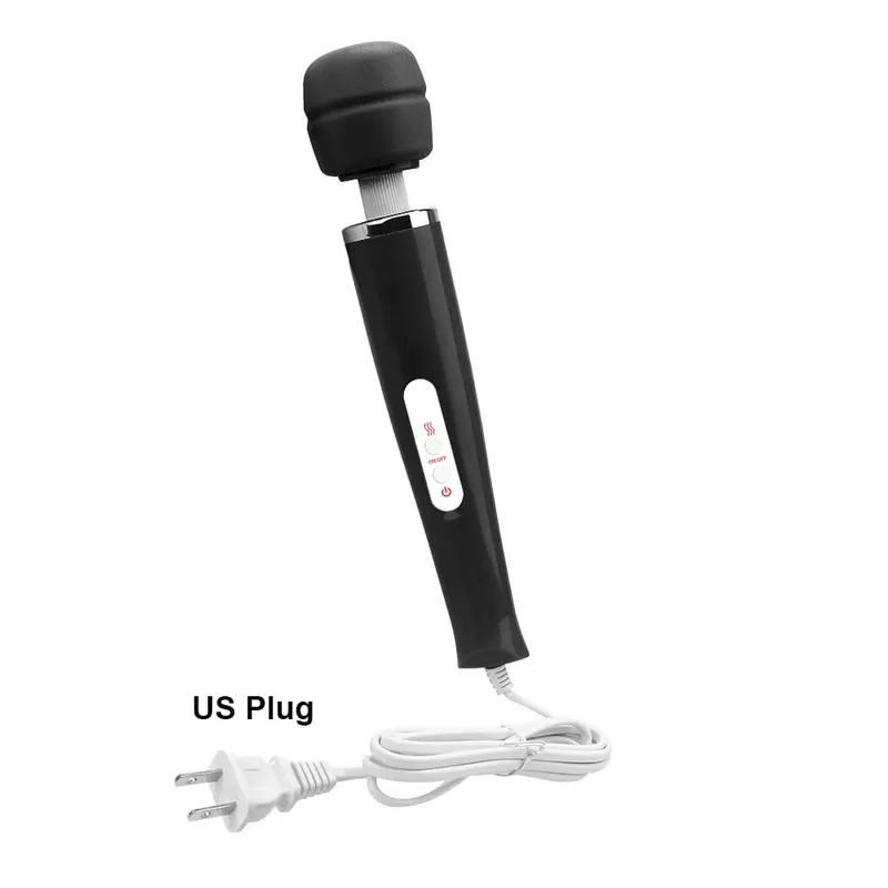 33cm Big Vibrators EU US Plug Magic Wand For Women Nipple Clitoris Stimulator Vaginal Anal Plug Dildo Female Masturbator Sex Toy — image 13