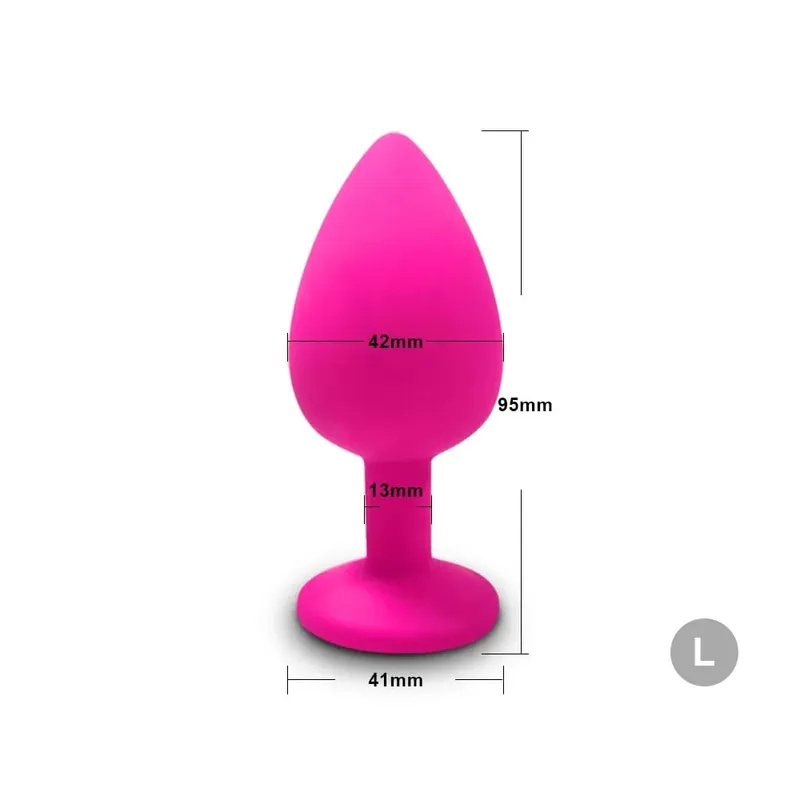 Anal Toy Soft Silicone Anal Plug Mini Bullet Vibrator Butt Plug Men Women Gay Couples Anal Prostate Stimulator Sex Toy for Adult