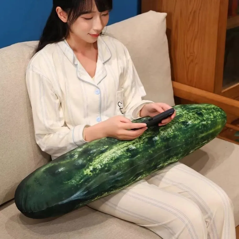 Kawaii Soft Vegetable Pillow Realistic Details Simulation Vegetable Stuffed Creative Accent Cozy Veggie Cozy Home — image 3
