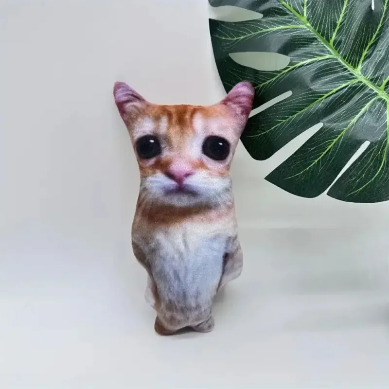 Plush Realistic 3D Cat Doll Soft Cartoon Simulation Cat Plushie Pillow Stuffed Kawaii Plush Animals Toy Cushion for Kids Girls — image 10