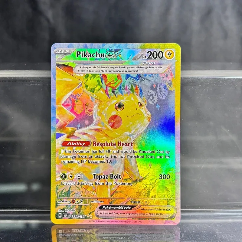 Holographic Game Trading Collection PTCG Proxy Cards Charizard Pikachu Mew EX Singl PKM Foil Cards Gengar VMAX Skyridge (SK) — image 21