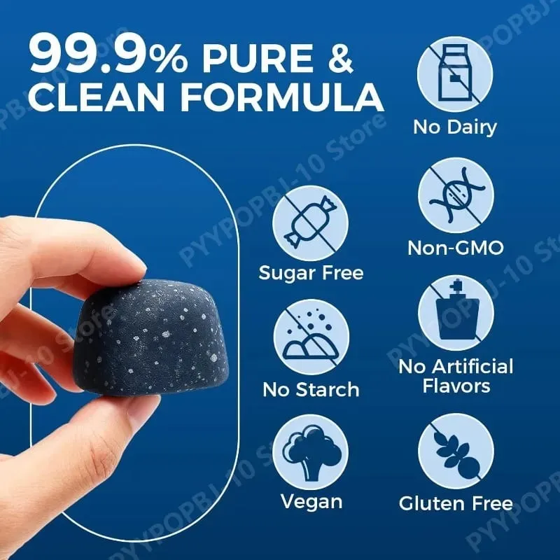 Boosting Energy Soft Candy Oral Health Chewing Supplement Natural Health Formula 60 Capsules