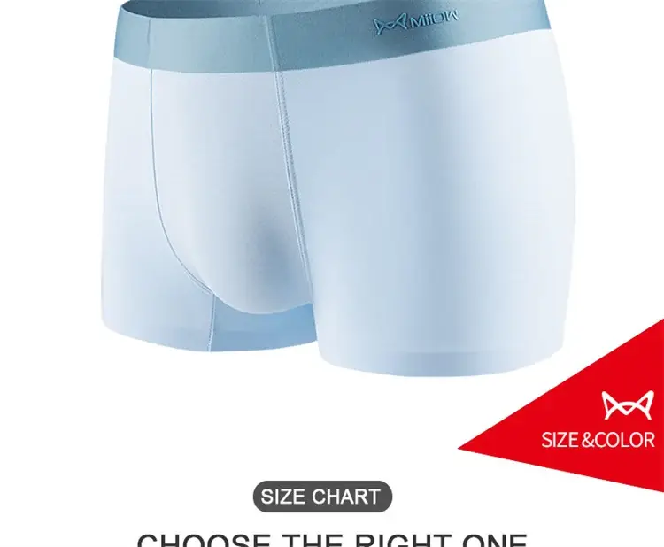 Miiow 4 pçs conjunto de calcinha masculina de algodão malha respirável cuecas masculinas grafeno roupa interior antibacteriana para homem cuecas boxer L-5XL