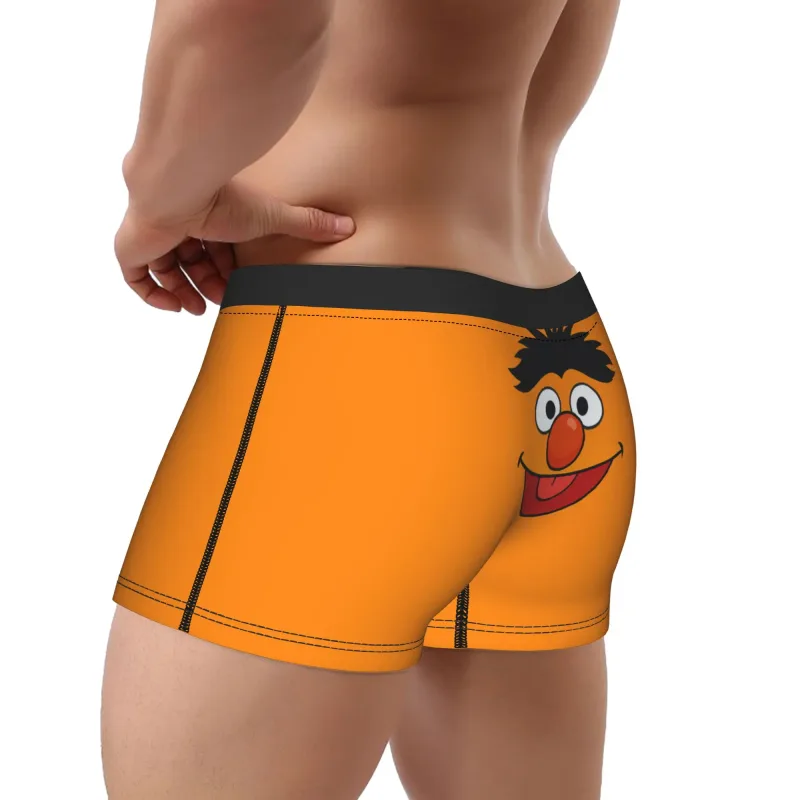 S-Sesames Streets Tango Elmo & Grover Pakaian Dalam Pria Celana Pendek Celana Lucu Boxershorts Bea Cukai Kualitas Kebesaran Celana Dalam