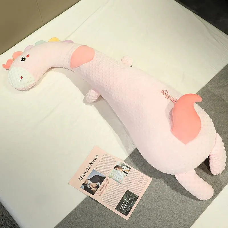 Cuscino lungo per il corpo animale Cuscino morbido in peluche per dormire Cuscino per dormire carino bambola di cartone animato Cuscino per gamba per dormiente laterale Cuscino per letto Decorazioni per la casa regalo — image 10