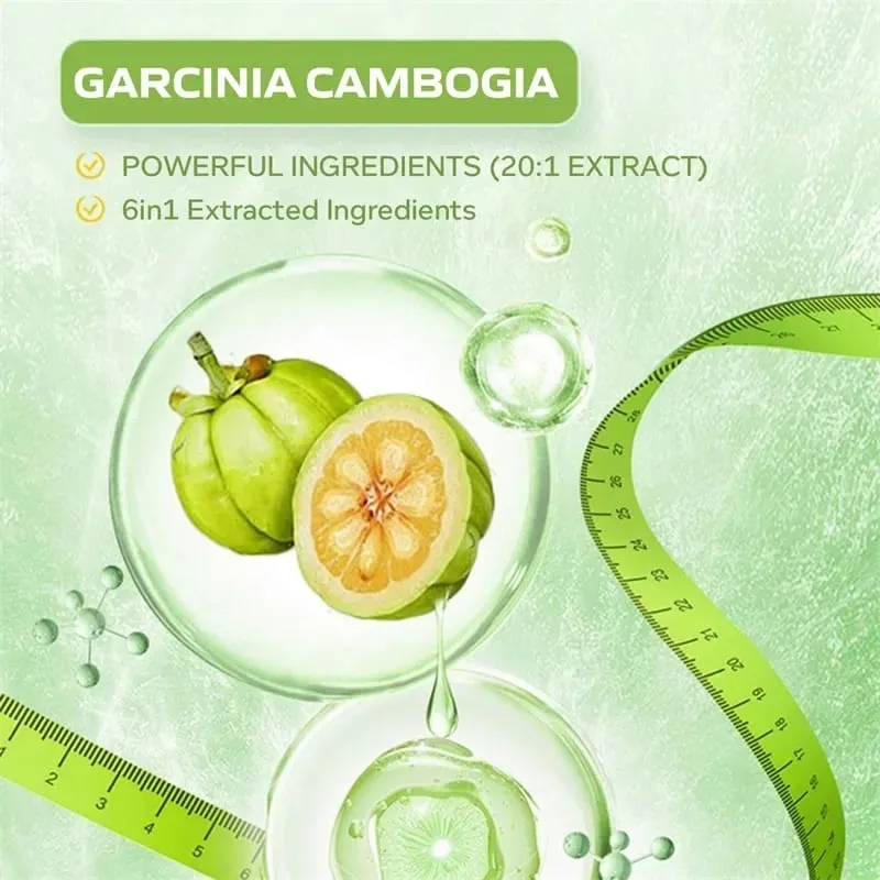 Kapsul Garcinia Cambogia - Membakar Lemak Pengurusan Berat Badan Penindasan Selera Makan Meningkatkan Metabolisme