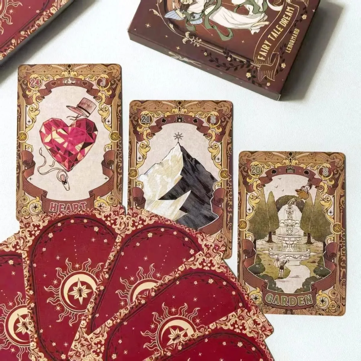 Fairy Tale Dream Lenormand Tarot Deck - 44 Cards Tabletop Game Illustration Theme for Divination And Storytelling — image 6