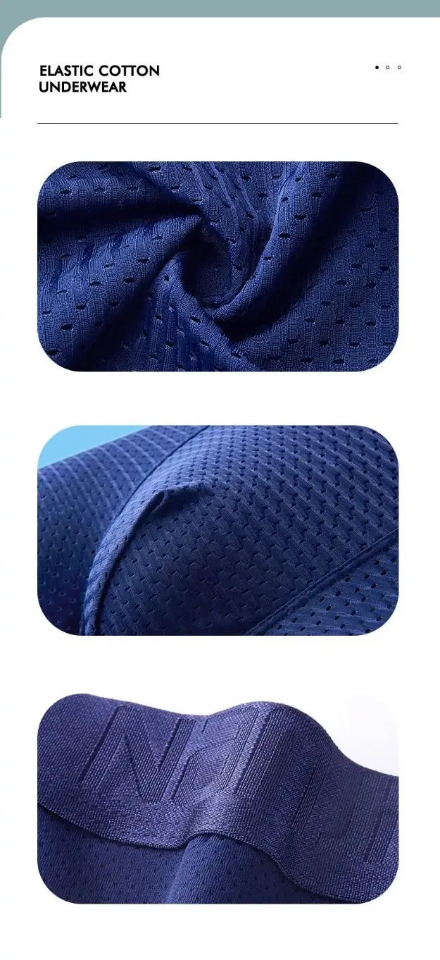 4pcs Ice Silk Mesh Boxer Shorts Men's Underwear Cool Underpant Breathable Sexy Slim Panties Bamboo Lingerie Wholesale Lots L-6XL