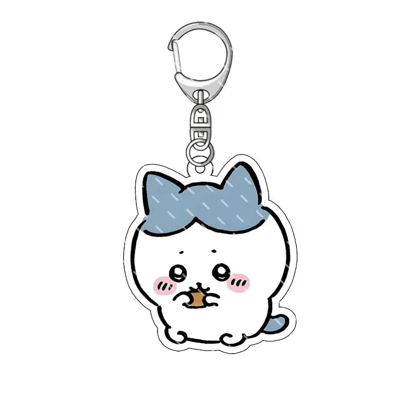 yiji Pendant Anime Comic Acrylic Peripheral Keychain Hachiware Usagi Cute Pendant Bag Hanging Decoration Decoration