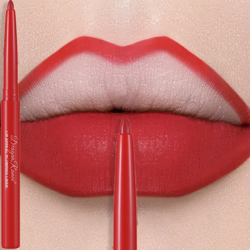 Multi Color Matte Lip Liner Crayon Velvet Waterproof Lip Pencil for Outline & Fill Lips Long Lasting Non Stick Lip Makeup