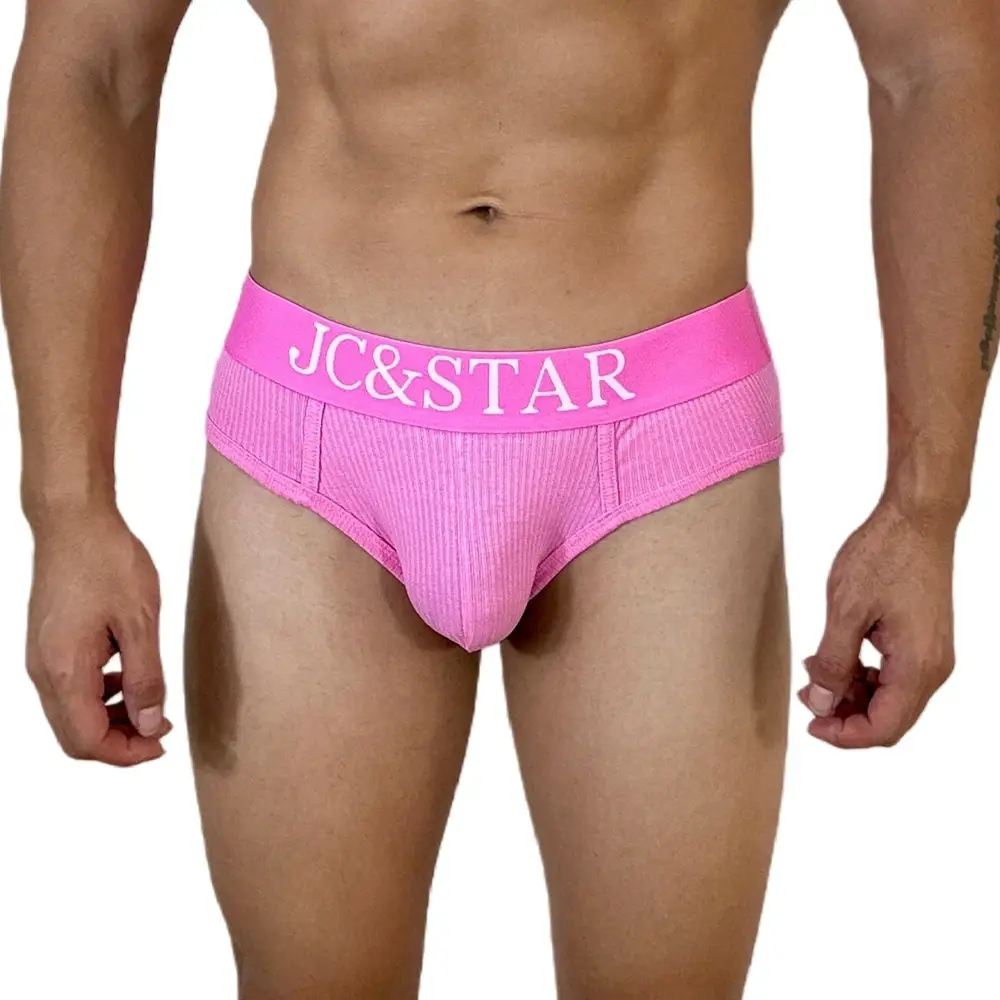Atletisch hoog uitgesneden ontwerp Sexy herenondergoed Slips Onderbroek Geribbeld katoen Sportcomfort Heren Bikinislip Heren Tangaslips