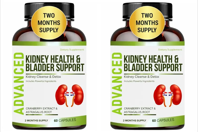 Kidney Support Supplement for Kidney Restore with Chanca Piedra Cranberry Juniper Berries for Detox and Bladder Health 60 Count