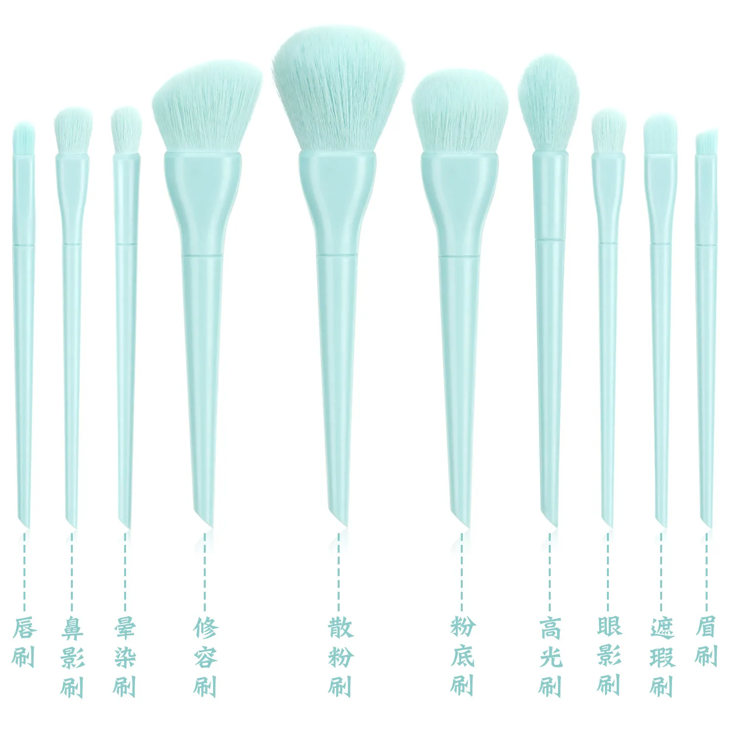 1Pcs Makeup Brush Set with Storage Bag Soft Synthetic Brushes for Foundation Powder Eyeshadow Blush Full Face Daily Travel Makeu — image 4