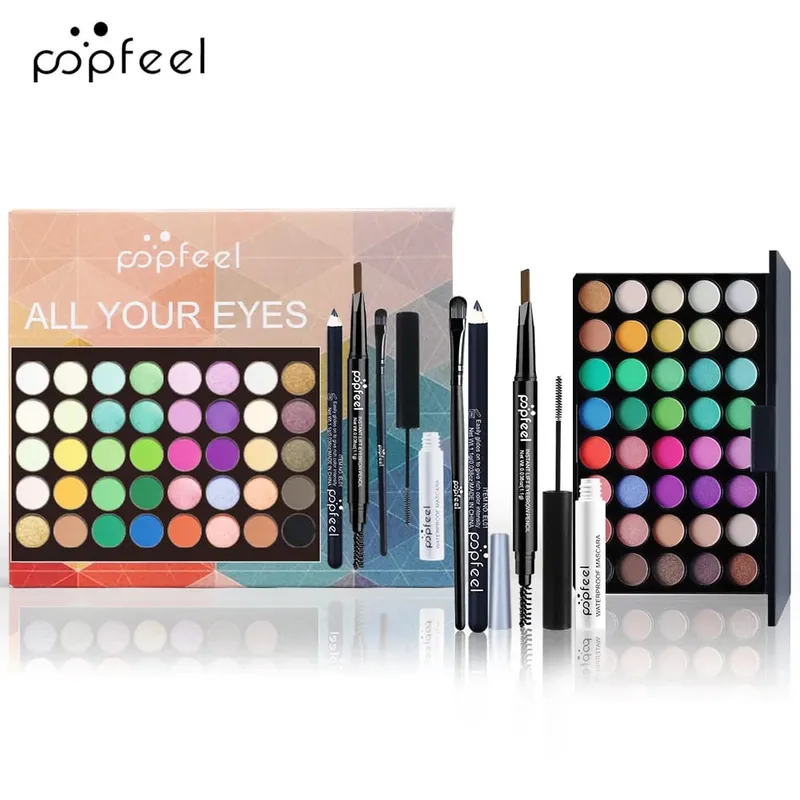 All-in-One Makeup Kit Gift Set with Eyeshadow Palette Foundation Lip Gloss Blush Brushes Eyeliner and More Beauty Gifts — image 21