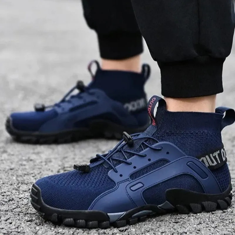 Unisex Hiking Wading Shoes Outdoor Climbing Cross-Country Fitness Shoes Anti-Slip Waterland Two-Purpose Fishing Trekking Shoes